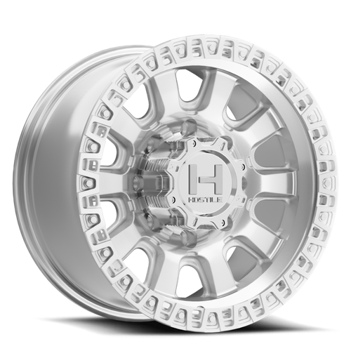 20" Hostile Crawler H138 Machined 20x9 Wheel 8x6.5 1mm Offroad Truck Rim