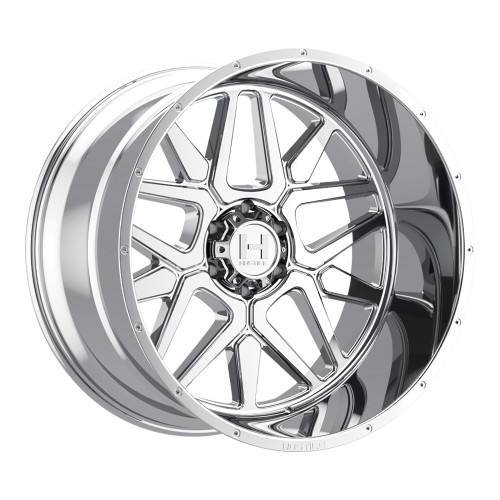 22" Hostile Diablo H128 Armor Plated 22x12 6x5.5 -44mm Offroad Truck SUV Wheel