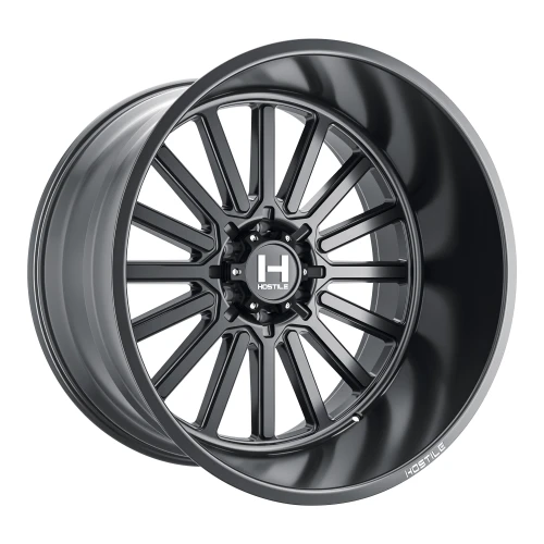 Set 4 22" Hostile H127 Titan Asphalt 22x10 Wheels 6x135 -25mm Truck SUV Rims