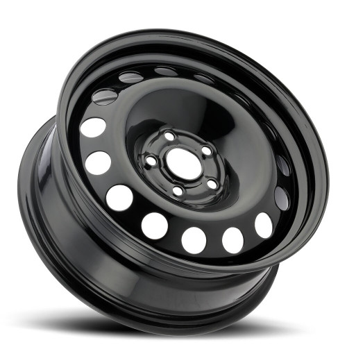 17" Vision SW60 Steel Black 17x6.5 Wheel 5x4.5 (5x114.3) 39mm Rim