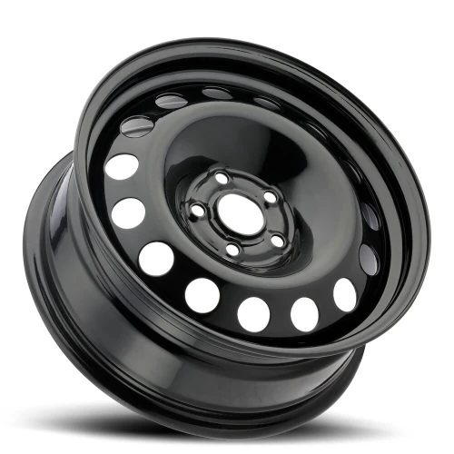 16" Vision SW60 Steel Black 16x6.5 Wheel 5x100 40mm Rim