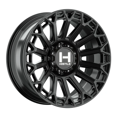 22" Hostile H142 Warrior Asphalt 22x12 Wheel 8x180 -44mm Offroad Truck Rim