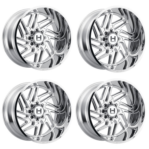Set 4 20" Hostile H116 Jigsaw Armor Plated 20x10 Wheels 8x6.5 -19mm Truck Rims