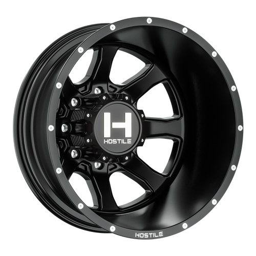 20" Hostile H403 Kodiak Asphalt 20x8.25 Wheel 8x200 -221mm Rear Dually Truck Rim