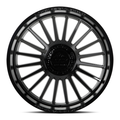 22" Lock Extreme Invasion Gloss Black 22x10 Wheel 8x6.5 (8x165.1) 18mm Truck Rim