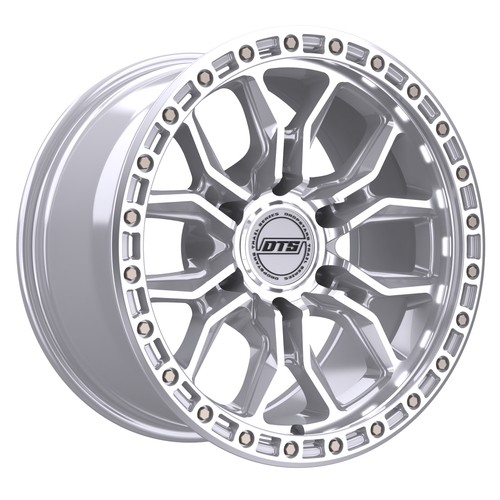 20" Dropstars Trail Series 608MS Machined Silver 20x9 Wheel 6x135 +00mm Rim