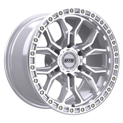 20" Dropstars Trail Series 608MS Machined Silver 20x9 6x5.5 (6x139.7)  +00mm Rim Offroad Truck SUV Wheel