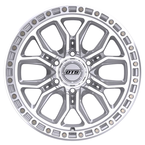 17" Dropstars Trail Series 608MS Machined Silver 17x9 Wheel 6x135 +00mm Rim