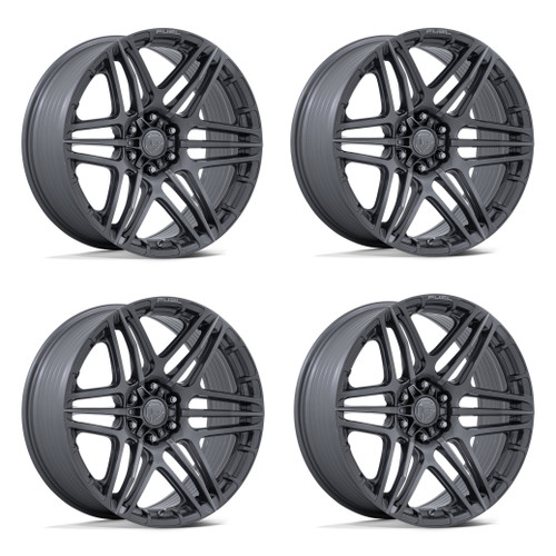 Set 4 20" Fuel FC909 Weapon Platinum 20x9 Wheels 6x135 1mm Offroad Truck SUV Rims
