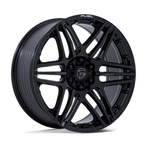 22" Fuel FC909 Weapon Gloss Black 22x9.5 Wheel 6x5.5 (6x139.7) 0mm Truck SUV Rim