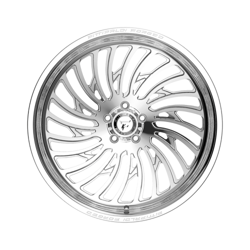 24" Fittipaldi Wheel FTF507P 24x12 Polished 8x180 -44mm Lifted For Chevy GMC Rim