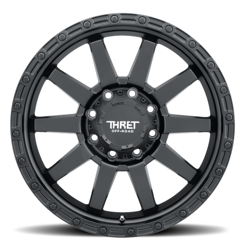 20" Thret Offroad 706 Freeze Satin Black 20x9 Wheel 6x5.5 (6x139.7) 18mm Rim