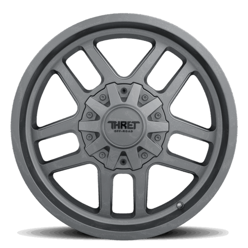 17" Thret Offroad 809 Radar Satin Grey 17x8.5 Wheel 8x170 18mm For Ford Truck Rim