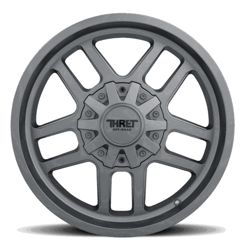 20" Thret Offroad 809 Radar Satin Grey 20x9 Wheel 8x170 0mm For Ford Truck Rim