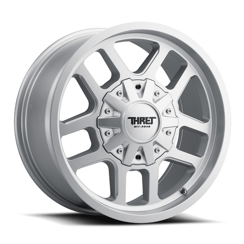 Set 4 20" Thret Offroad 809 Radar Superfinish 20x10 Wheels 8x6.5 -21mm Rims