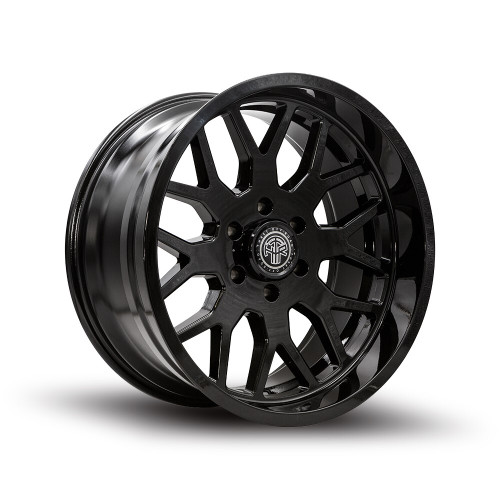 Set 4 20" Thret Offroad 901 Monarch Gloss Black 20x12 Wheels 6x135 -44mm Rims