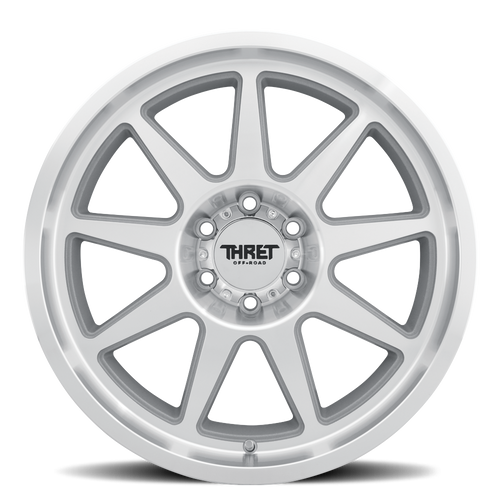 20" Thret Offroad 705 Flood Superfinish 20x9 Wheel 8x170 18mm For Ford Truck Rim