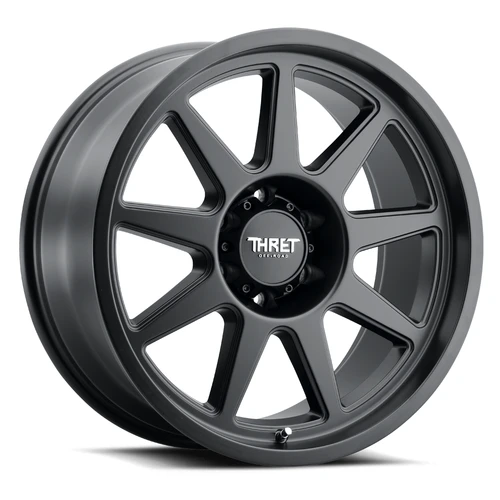 20" Thret Offroad 705 Flood Satin Black 20x9 Wheel 8x170 18mm For Ford Truck Rim