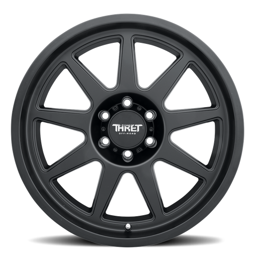20" Thret Offroad 705 Flood Satin Black 20x9 Wheel 6x135 0mm Truck SUV Rim