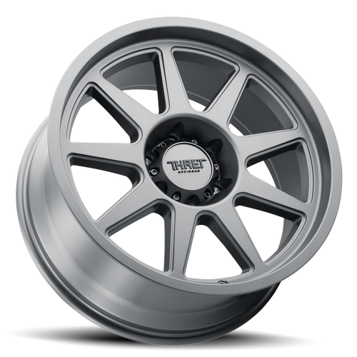 20" Thret Offroad 705 Flood Satin Grey 20x9 Wheel 8x180 18mm For Chevy GMC Rim