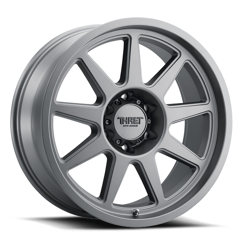 17" Thret Offroad 705 Flood Satin Grey 17x9 Wheel 8x6.5 (8x165.1) 18mm Truck Rim