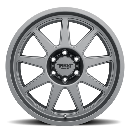 17" Thret Offroad 705 Flood Satin Grey 17x9 Wheel 8x6.5 (8x165.1) 18mm Truck Rim