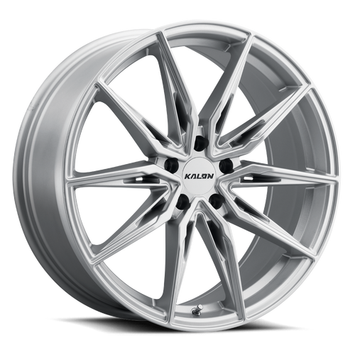 Set 4 20" Kalon 102 Cypher Gloss Silver 20x8.5 Wheels 5x115 35mm Performance Rims