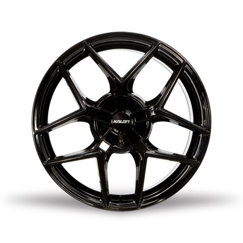 19" Kalon 201 Falcon Gloss Black 19x8.5 Wheel 5x4.25 5x115 40mm Performance Rim