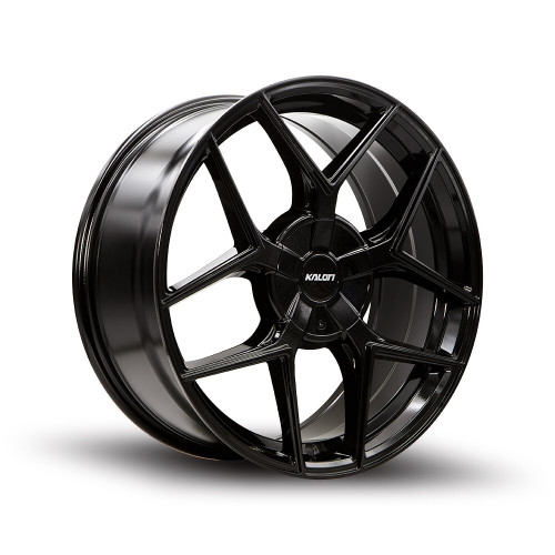 17" Kalon 201 Falcon Gloss Black 17x7.5 Wheel 5x4.25 5x115 38mm Performance Rim