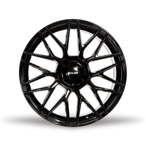 16" Kalon 203 Blitz Gloss Black 16x7 Wheel 4x100 4x114.3 42mm Performance Rim