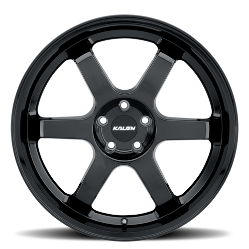 18" Kalon 106 Suzuka Gloss Black 18x8 Wheel 5x112 38mm Performance Street Rim