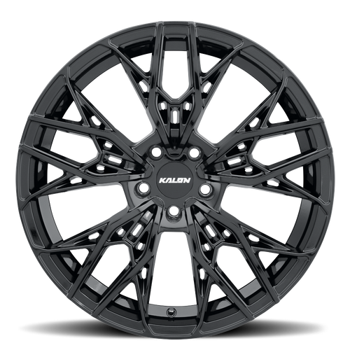 20" Kalon 107 Scout Gloss Black 20x9 Wheel 5x120 35mm Performance Street Rim