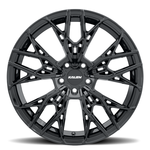 20" Kalon 107 Scout Gloss Black 20x9 Wheel 5x115 35mm Performance Steet Rim