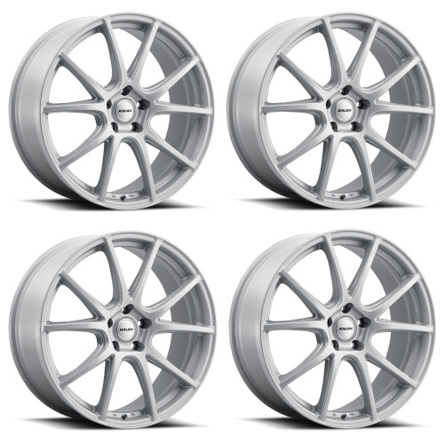 Set 4 17" Kalon 109 TK3 Gloss Silver 17x7 Wheels 5x105 38mm Performance Rims