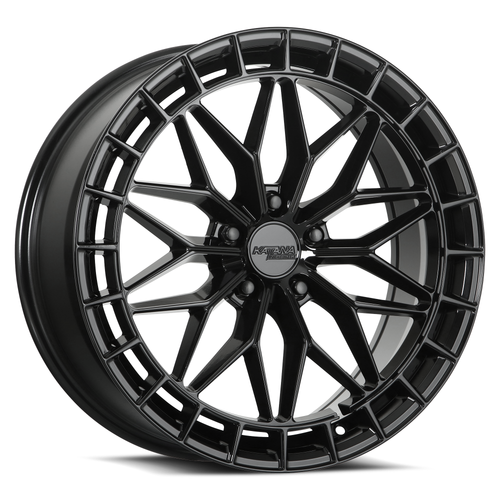 17" Katana Racing KR12 Gloss Black Wheel 17x7.5 5x120 40mm Racing Street Rim