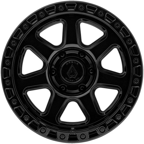 17" Arena A123 Throttle Glossy Black 17x9 Wheel 5x5 (5x127) 0mm Offroad Truck Rim