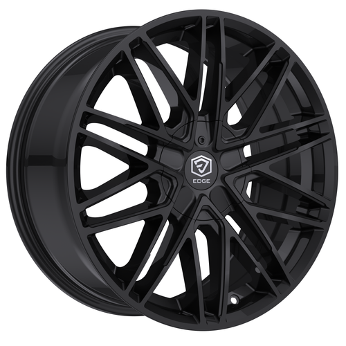 Set 4 17" Edge Street 352B Gloss Black Wheels 17x7.5 5x4.25 5x4.5 40mm Rims