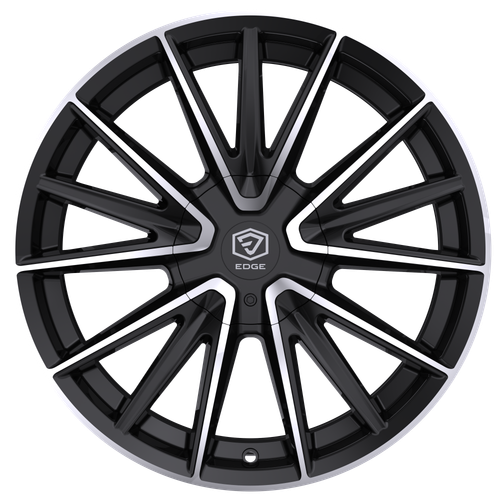 20" Edge Street 353MB Gloss Black Machined Wheel 20x8.5 5x4.25 5x4.5 40mm Rim