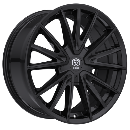 17" Edge Street 353B Gloss Black Wheel 17x7.5 5x4.25 (5x108) 5x4.5 40mm Rim