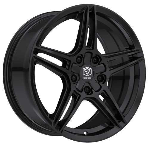18" Edge Street 354B Gloss Black Wheel 18x8 5x100 5x4.5 (5x114.3) 40mm Rim