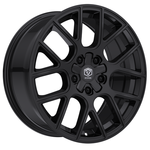 18" Edge Street 356B Gloss Black Wheel 18x8 5x4.25 (5x108) 5x4.5 (5x114.3) 40mm Rim