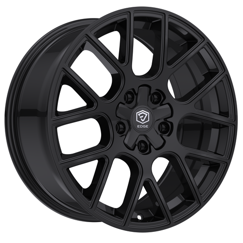 Set 4 17" Edge Street 356B Gloss Black Wheels 17x7.5 5x100 5x4.5 (5x114.3) 40mm Rims