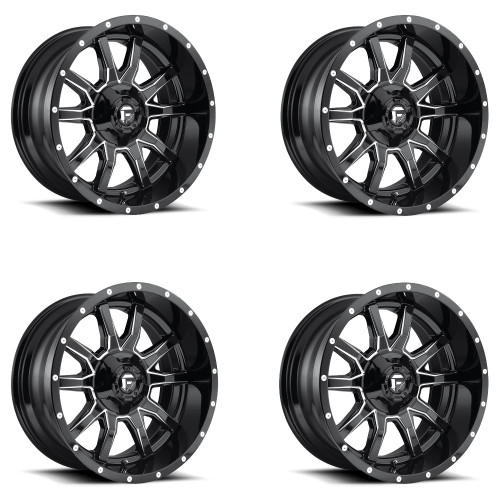 Set 4 20" Fuel D627 Vandal 20x10 5x4.5 5x5 -18mm Gloss Black Milled Truck Wheels Set 4 20" Fuel D627 Vandal 20x10 5x4.5 5x5 -18mm Gloss Black Milled Truck Wheels