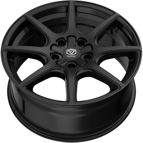 17" Edge Street 357B 17x7.5 5x112 5x4.5 (5x114.3) 40mm Gloss Black Wheel SUV Rim
