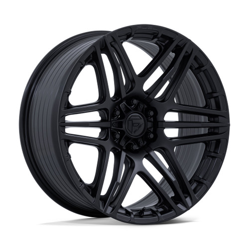 Set 4 20" Fuel FC909 Weapon 20x10 5x5 -18mm Blackout Offroad Lifted Truck Rims