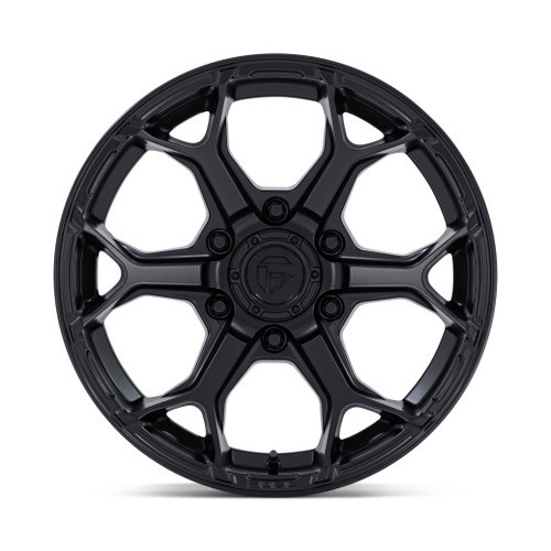 17" Fuel FC903 Splicer 17x8.5 6x5.5 (6x139.7) 25mm Blackout Wheel Truck SUV Rim