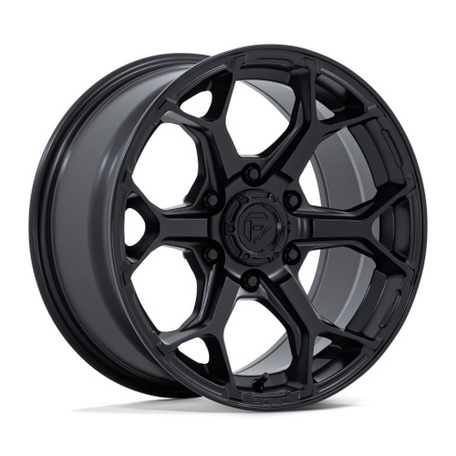Set 4 17" Fuel FC903 Splicer 17x8.5 6x4.5 (6x114.3) 25mm Blackout Offroad Rims