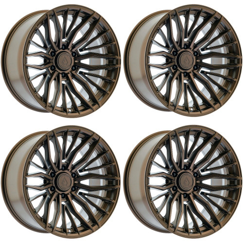 Set 4 20" Arena A122 Phantom 20x10 6x5.5 -18mm Smoked Bronze Wheels Offroad Rims Lifted Truck SUV Wheels