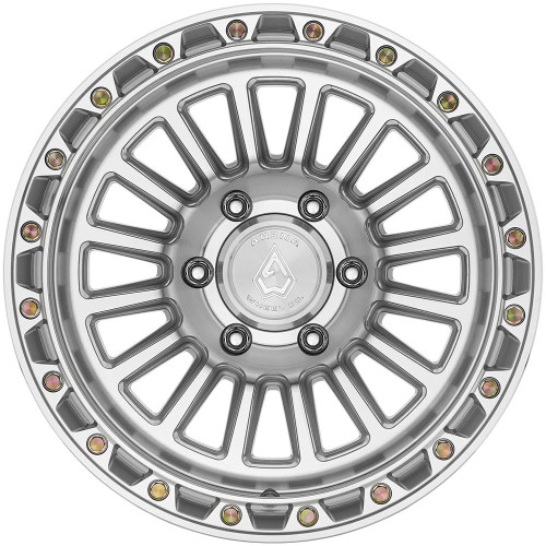 17" Arena A130 Podium 17x9 6x135 0mm Gloss Silver Machined Wheel Truck SUV Rim