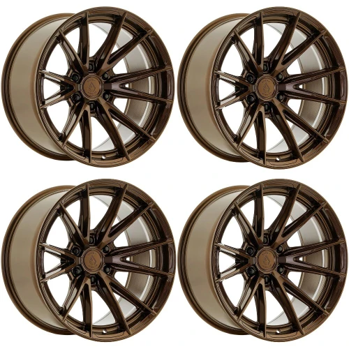 Set 4 20" Arena A134 Vortex 20x10 6x135 -18mm Smoked Bronze Wheels Truck SUV Rims Lifted Offroad